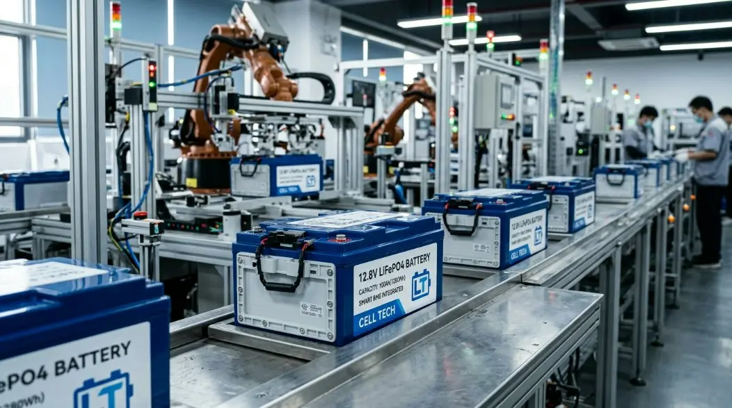 Fabbrica leader di batterie LiFePO4 da 12,8 V in Cina: progressi nell'illuminazione municipale intelligente e conformità al passaporto UE delle batterie 2026